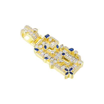 Custom College Font Shaped Cut Pendant