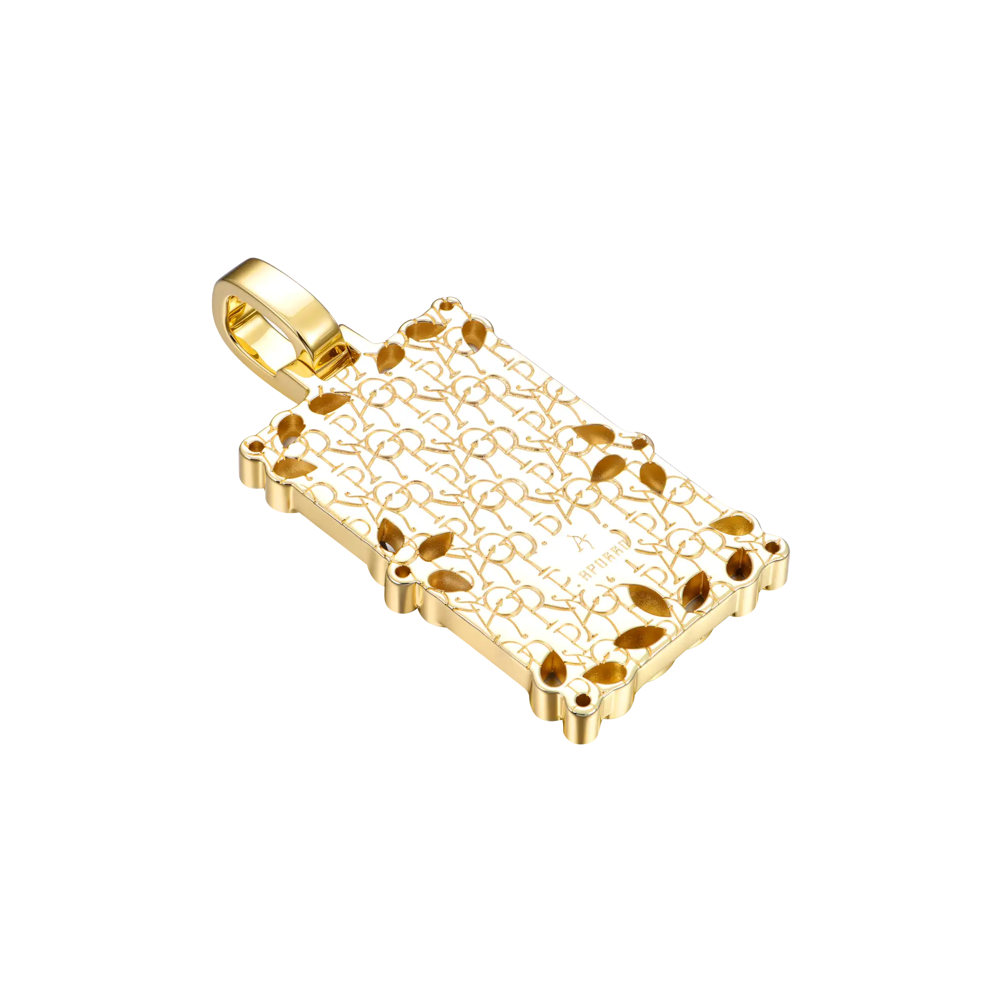 Custom Special Cut and Spliced Picture Frame Pendant