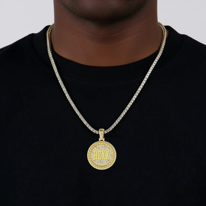 Custom Rotating Disc Pendant-38mm