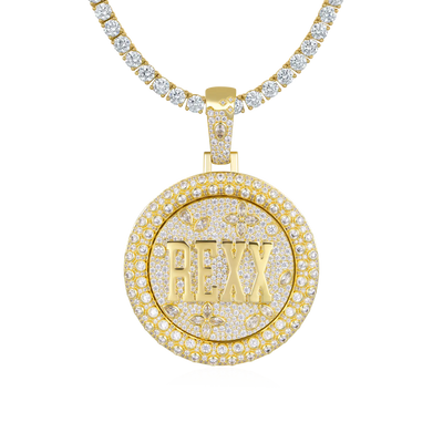 Custom Rotating Disc Pendant-51mm