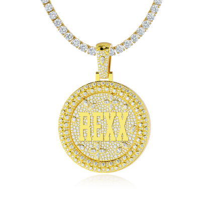 Custom Rotating Disc Pendant-51mm