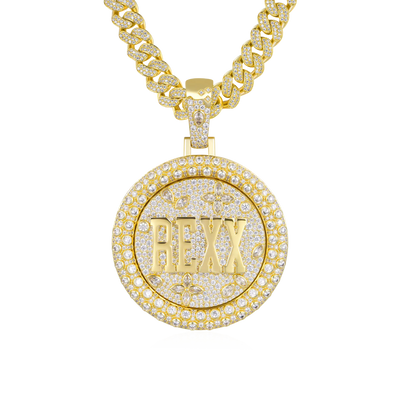 Custom Rotating Disc Pendant-51mm