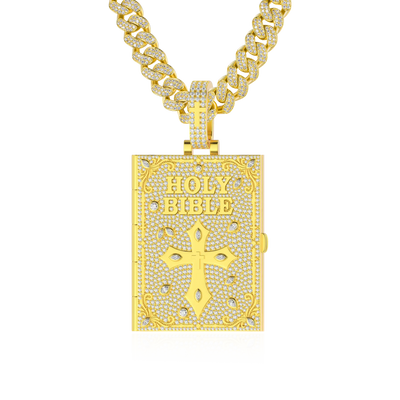 Custom Ice Bible Photo Pendant - 51mm
