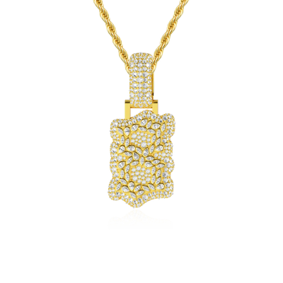 Colgante de diamantes con forma personalizada