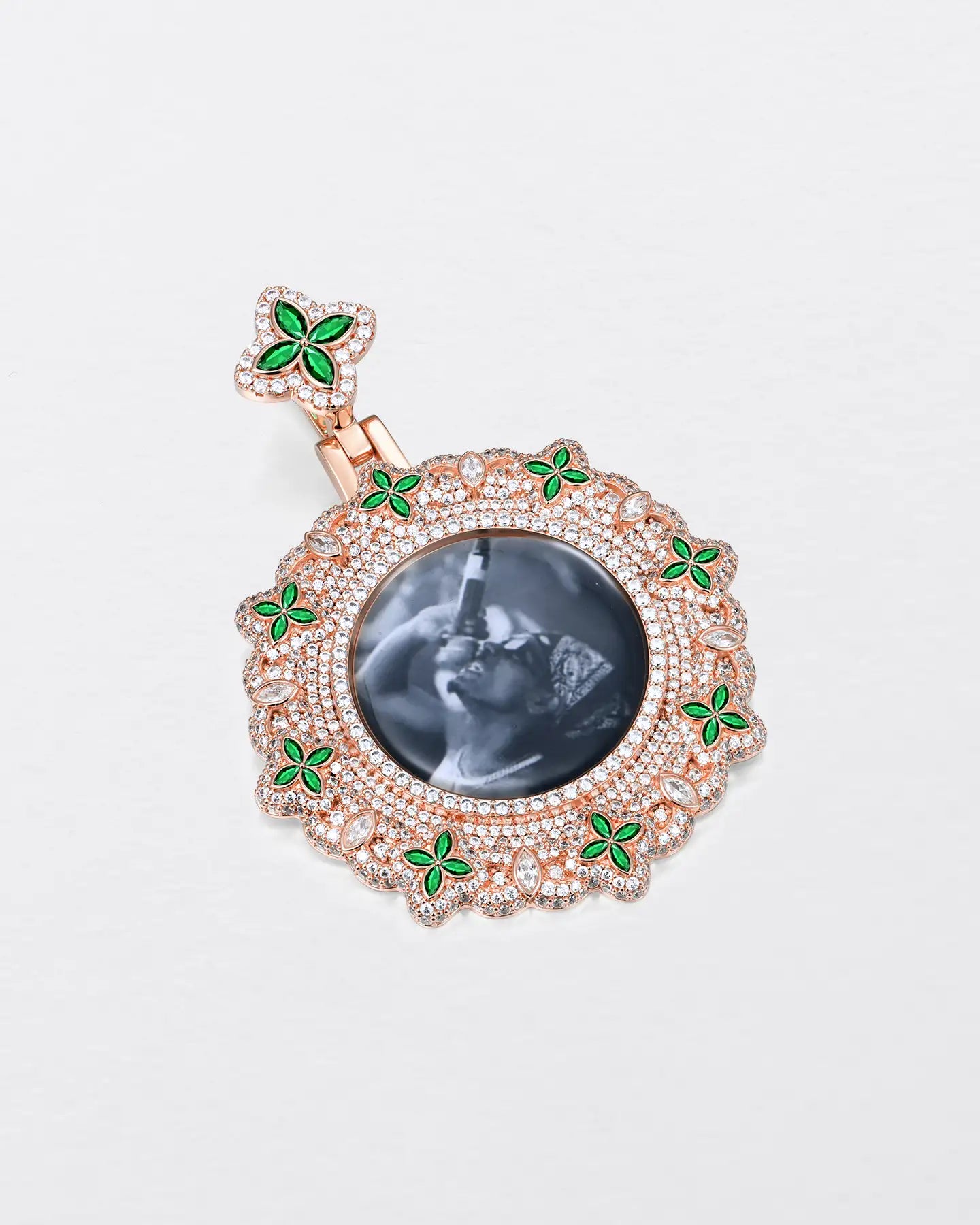 Custom Infinite Luck Photo Frame Pendant