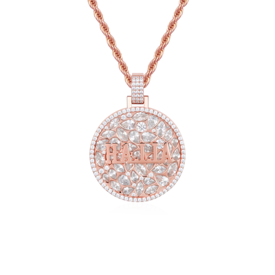 Custom Engraved Name Badge Pendant