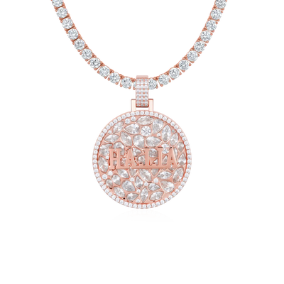 Custom Engraved Name Badge Pendant