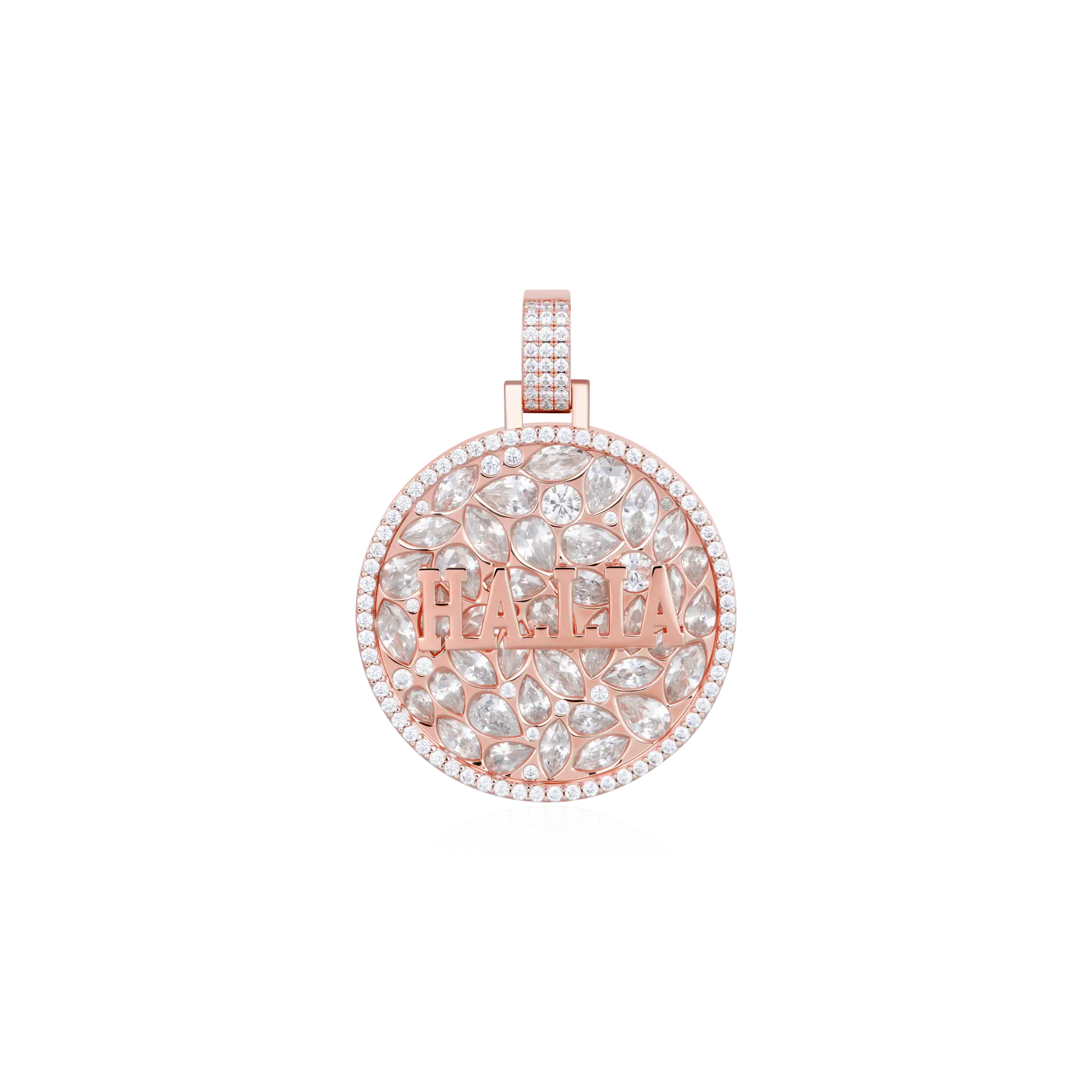 Custom Engraved Name Badge Pendant