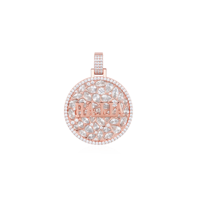 Custom Engraved Name Badge Pendant - 51mm