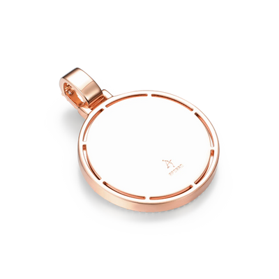 Custom Mosaic Name Medallion Pendant - 38mm
