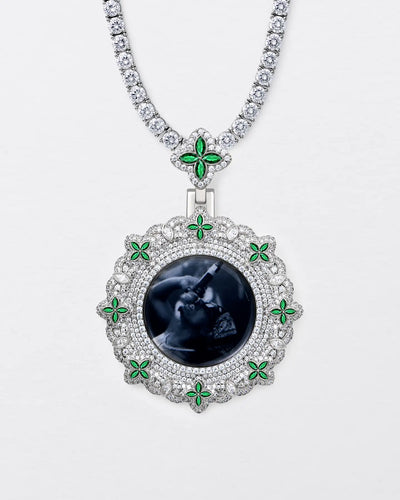 Custom Infinite Luck Photo Frame Pendant