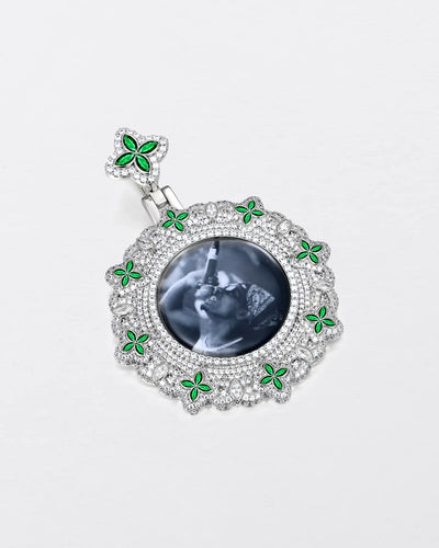 Custom Infinite Luck Photo Frame Pendant