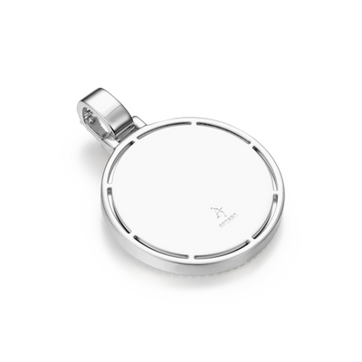 Custom Mosaic Name Medallion Pendant - 38mm