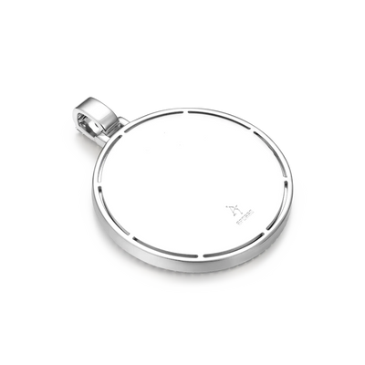 Custom Mosaic Name Medallion Pendant - 51mm