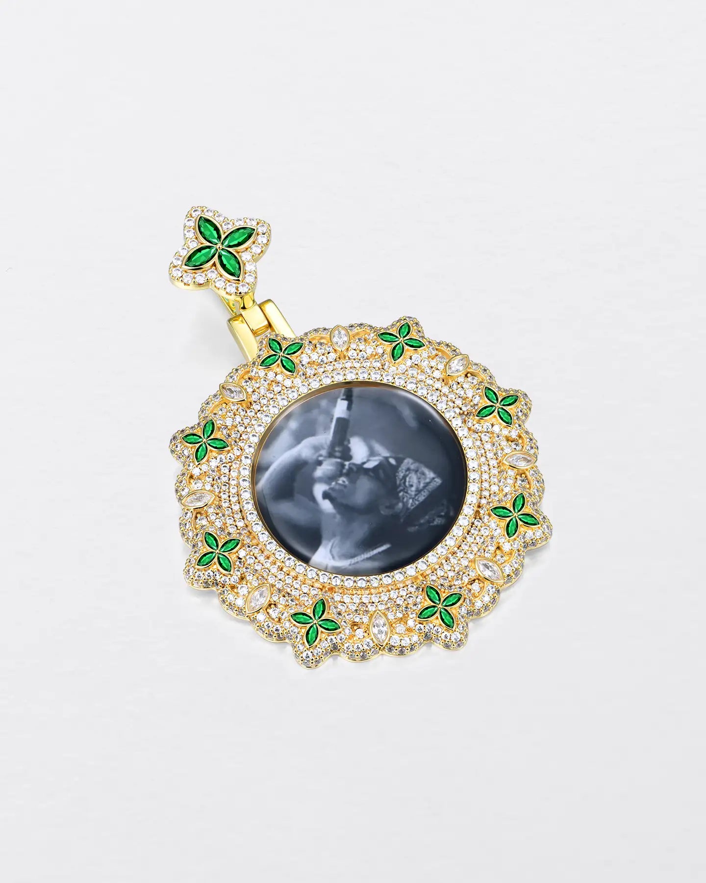 Custom Infinite Luck Photo Frame Pendant