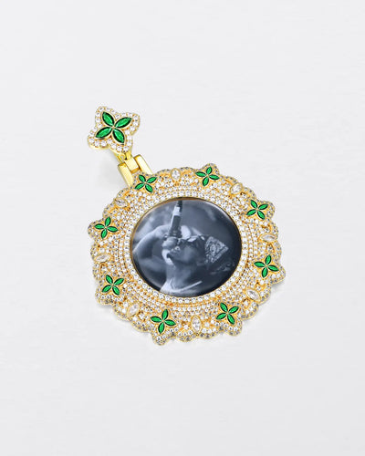 Custom Infinite Luck Photo Frame Pendant