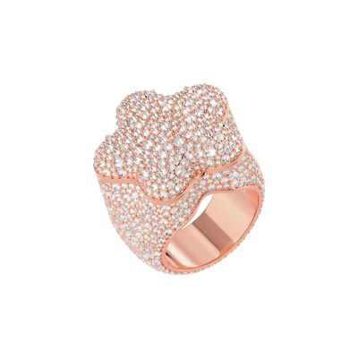 Anillo personalizado con foto giratoria "Estrella"