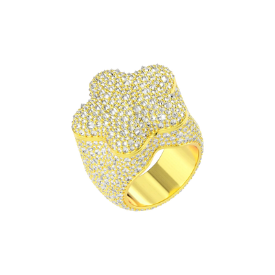 Anillo personalizado con foto giratoria "Estrella"