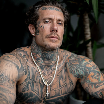 Collana Rosario Vergente Mary Gold regolabile regolabile