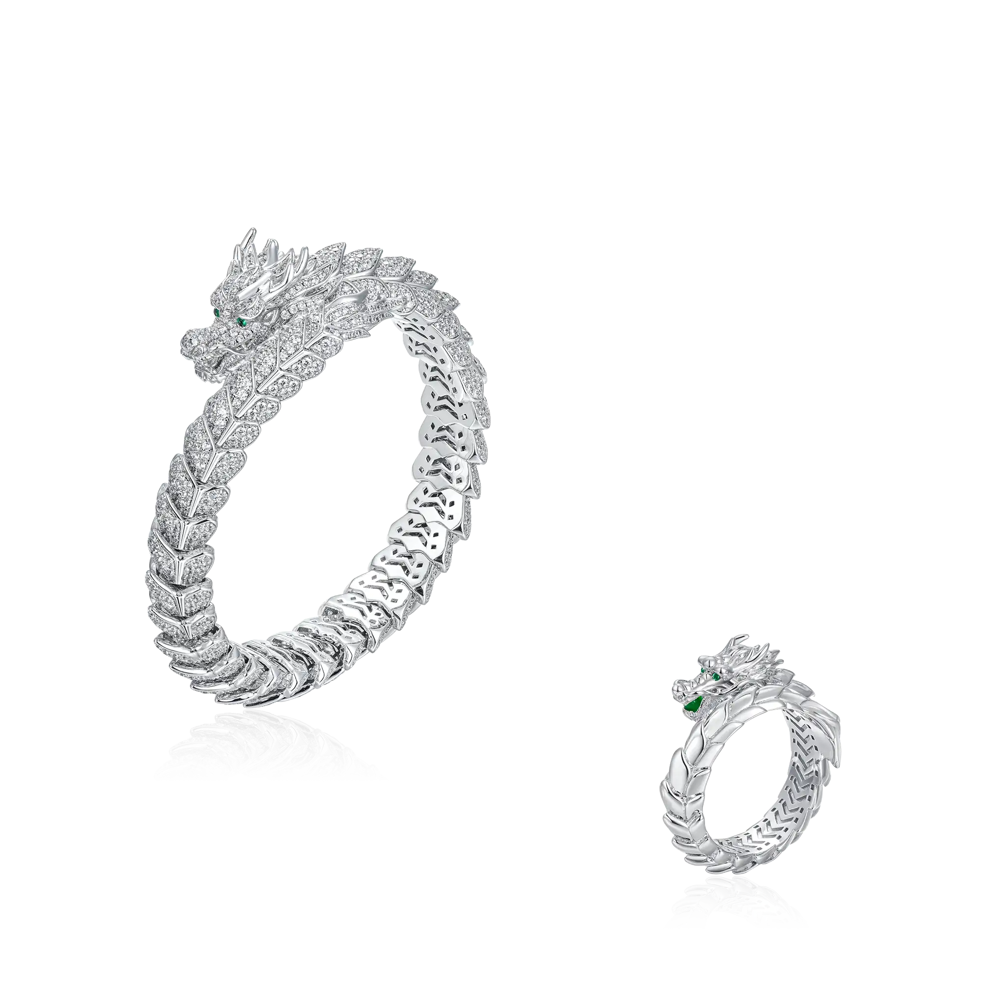 WONG Ⅱ Dragon Ridge Bracelet & Ring Set