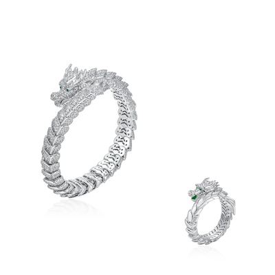 WONG Ⅱ Dragon Ridge Hand-Armband & Ring-Set