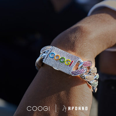 APORRO X COOGI schlagendes kubanisches Armband – 19 mm