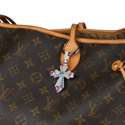 LaFlare Church On Iced Cross Pendant