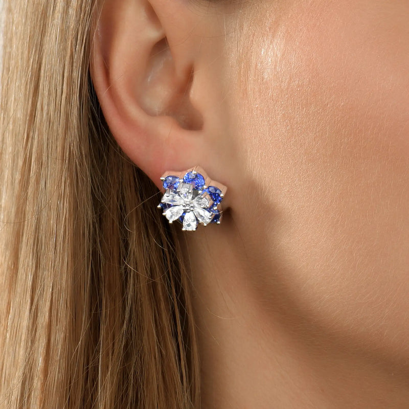 Pear Cut Flower Earring - APORRO