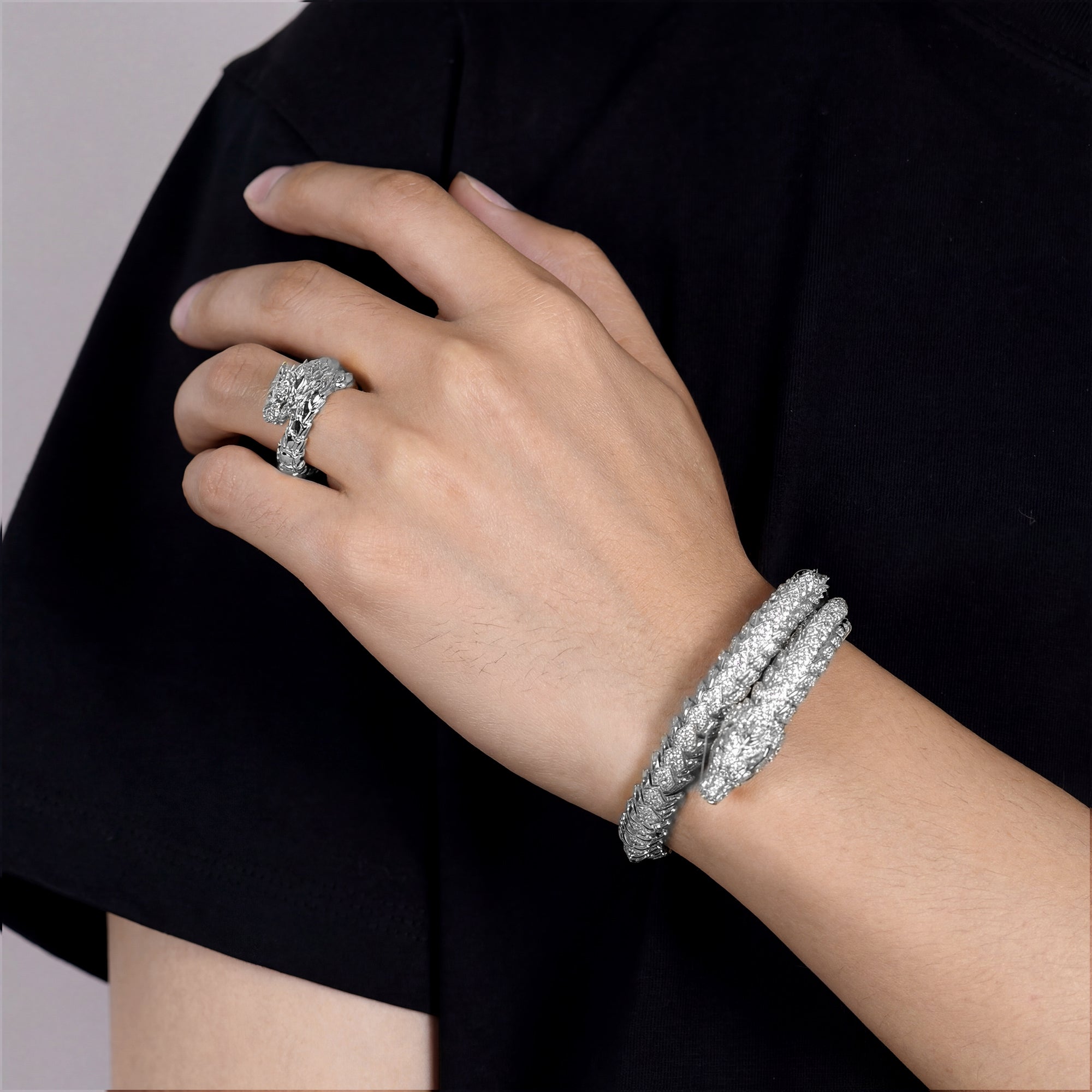 WONG Ⅱ Dragon Ridge Bracelet & Ring Set