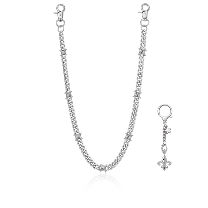 Thorned Cuban Wallet Chain