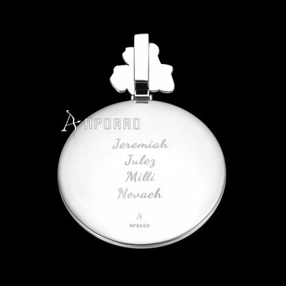 APORRO Premium Custom 3D Enamel Photo Pendant