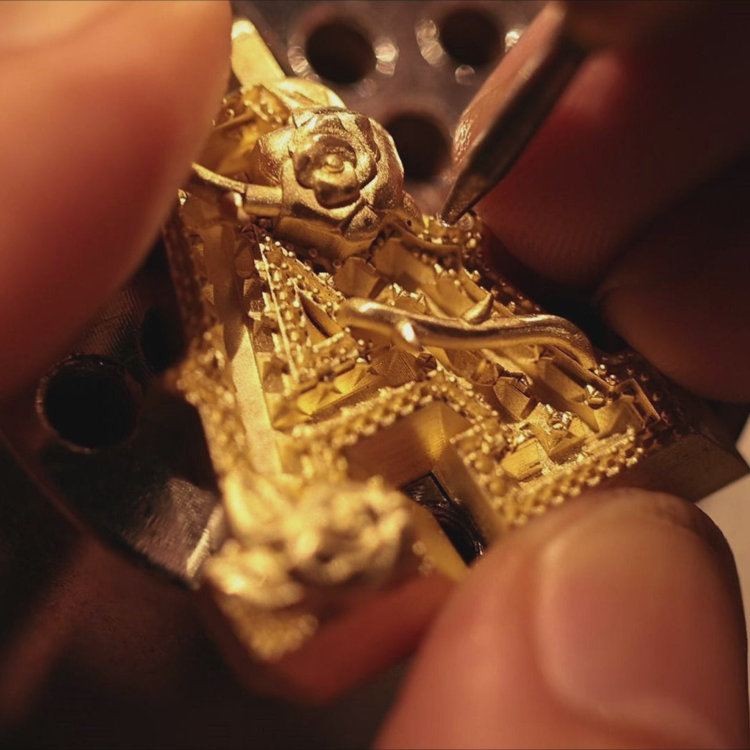 Custom Rose Font Pendant-30mm