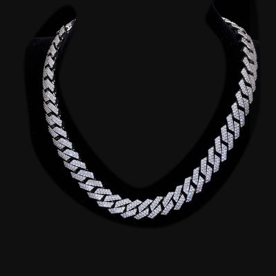 Kubanische Gliederkette mit runden Zinken – 8 mm
