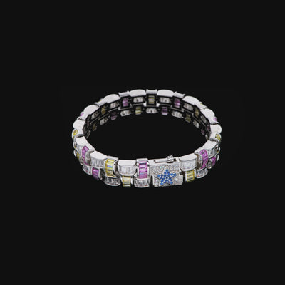 Bracelet baguette tissé LaFlare - 15 mm