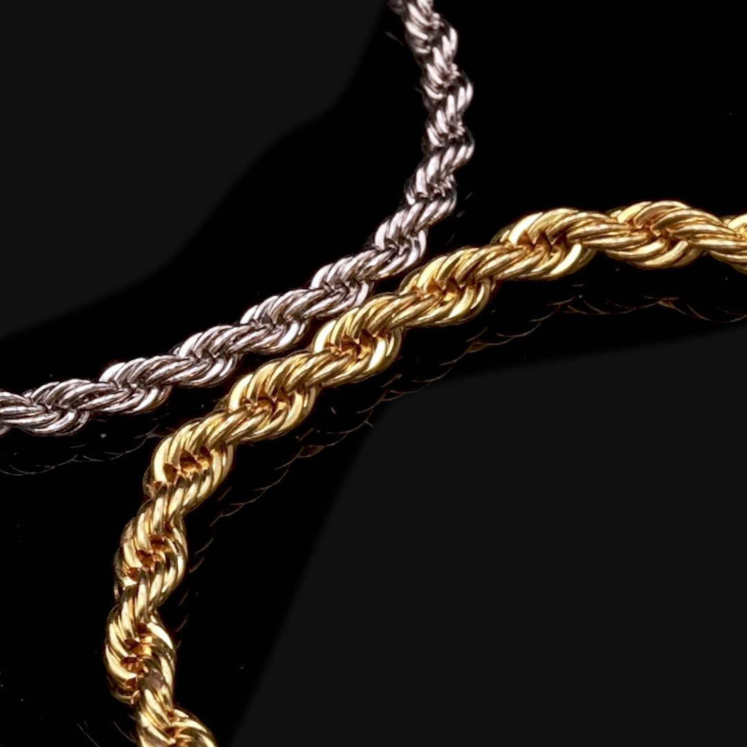 Rope Chain Set - Yellow Gold