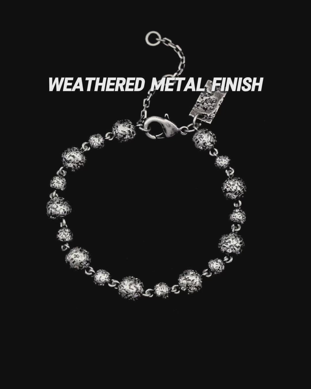WEATHERED BEAD BRACELET