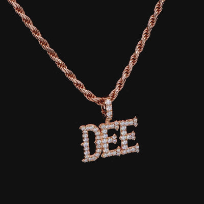 Custom Bosox Font Pendant - 12mm Height