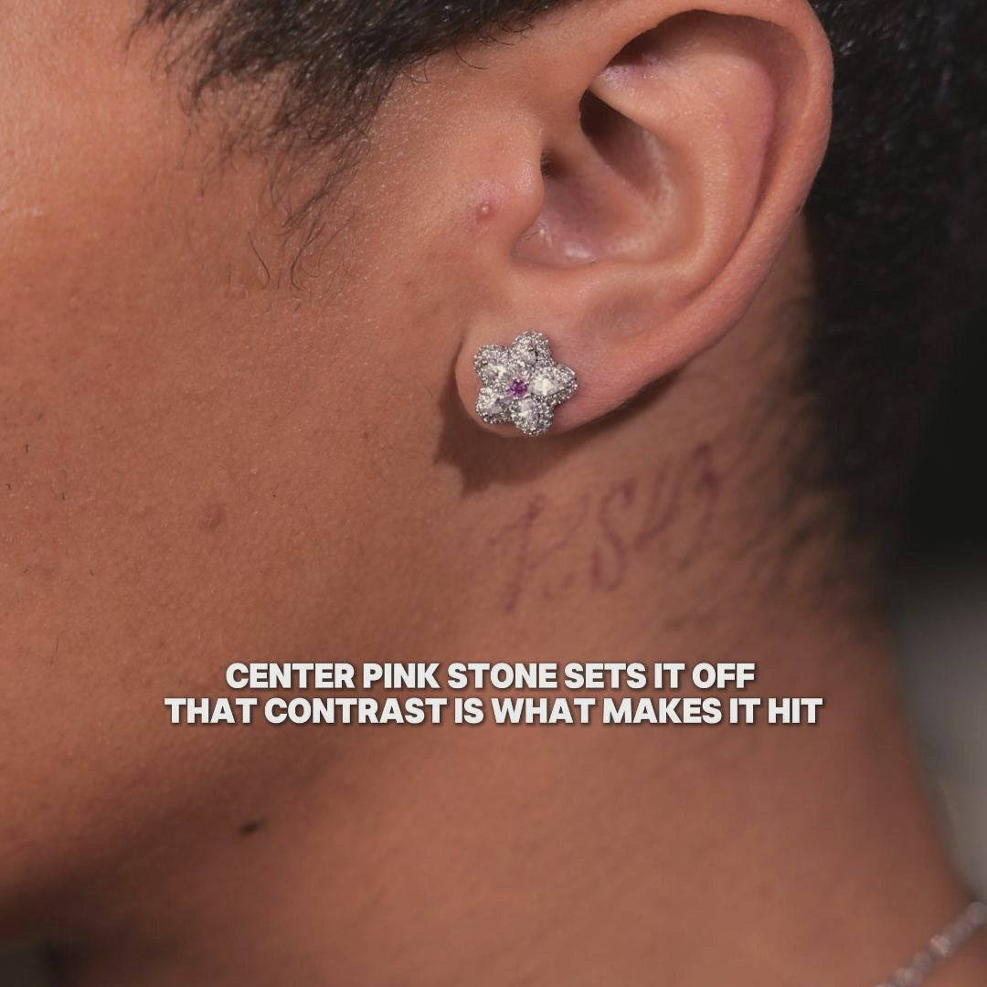 Sparkling Cherry Blossom Earrings