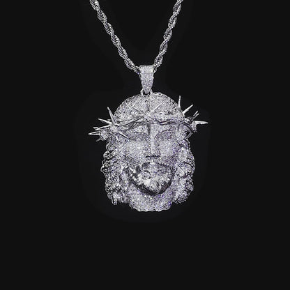 Pendentif glacé morceau de Jésus 3