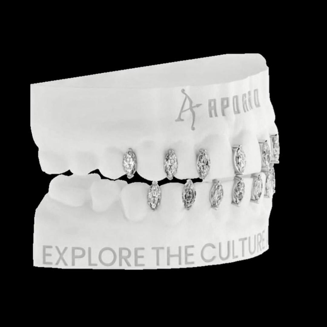 Parrilla personalizada Marquise Blade Gap
