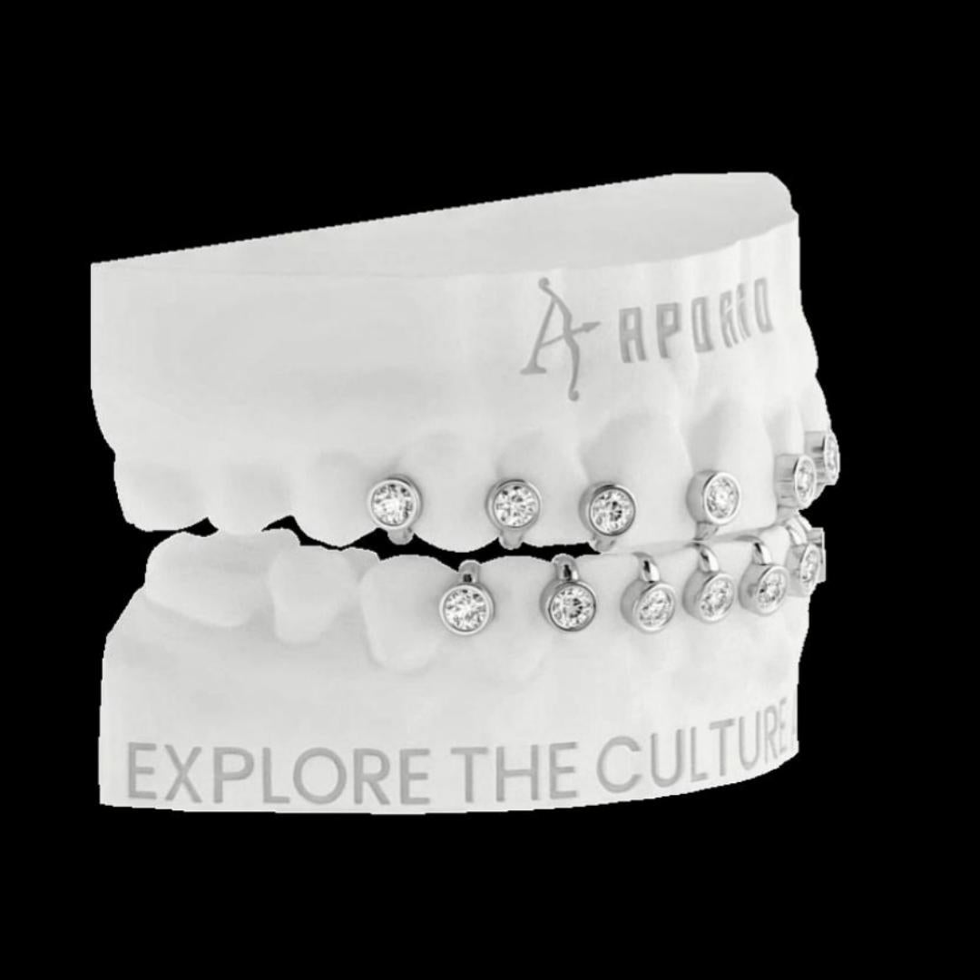 Custom Halo Gap Grillz