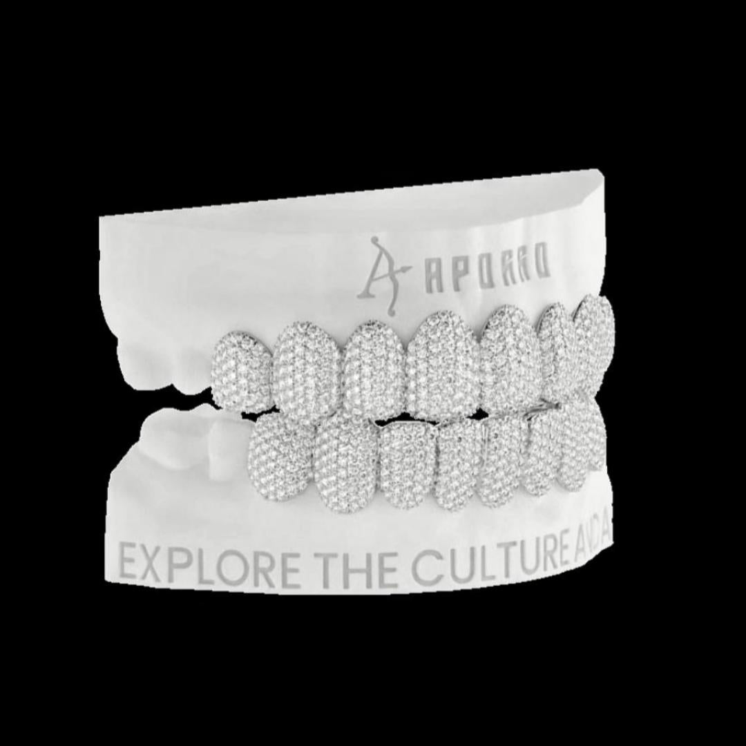 Custom Sparkling Honeycomb Grillz