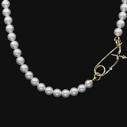 Women's APORRO Pearl Clavicle Chain - 8mm