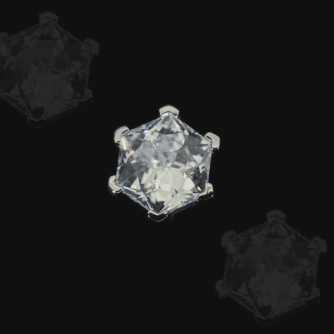 Taille Impératrice Cut Stud Earring
