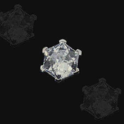 Taille Impératrice Cut Stud Earring