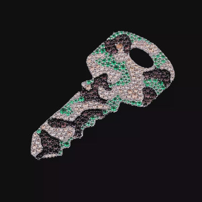 Camo Key Pendant