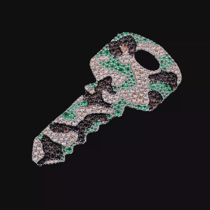 Camo Key Pendant