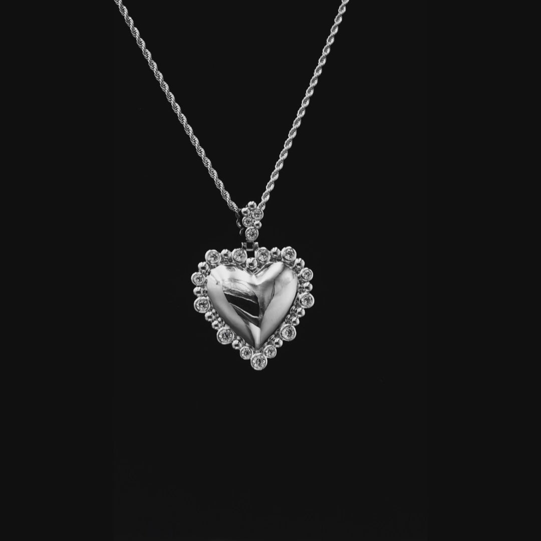 Love Heart Metal Pendant