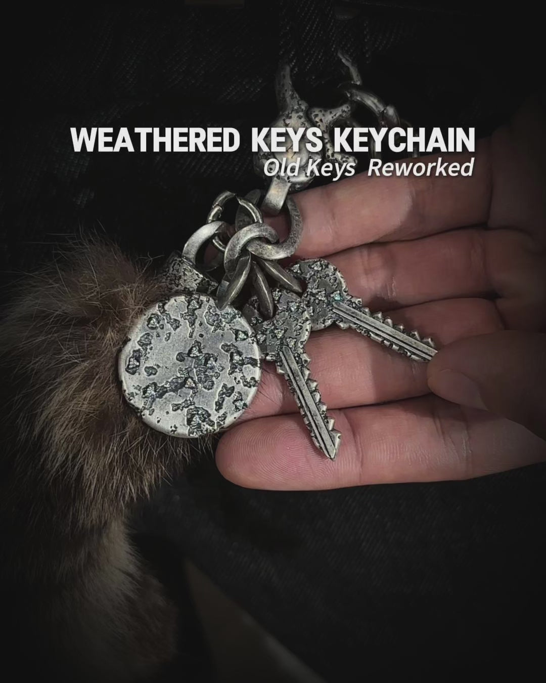 Load video: WEATHERED KEYCHAIN