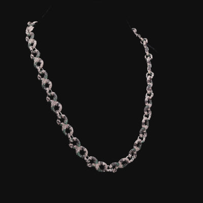 Infinity OG Camo Iced Link Necklace & Wallet Chain